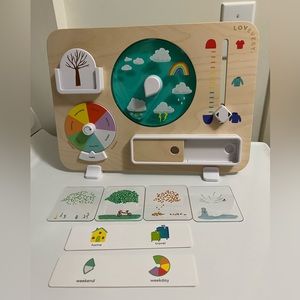 Plan ahead Weather board Lovevery Montessori toy